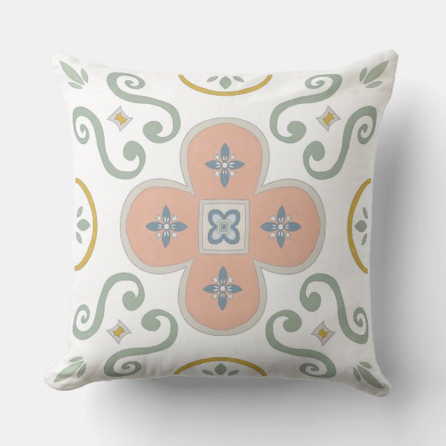 Almofada escandinávia-terracotta (Frente)