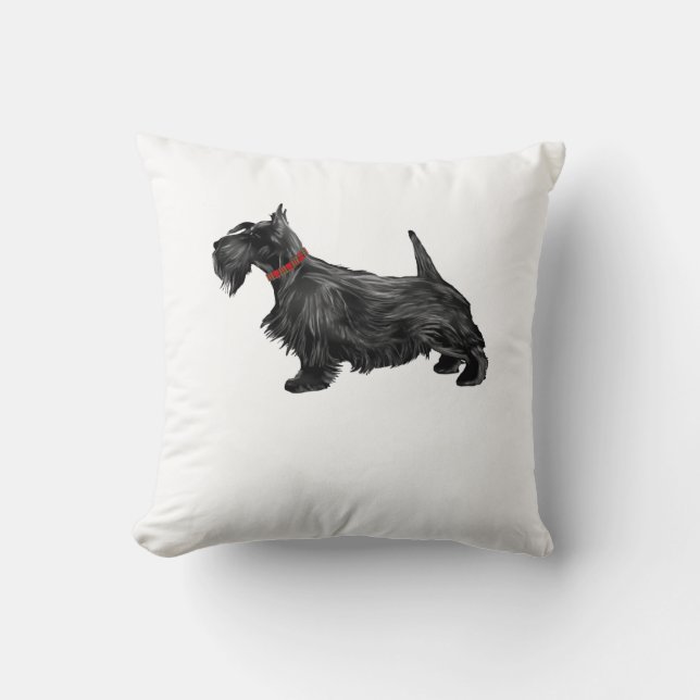 Almofada Escocês Terrier Scottie Dog (Frente)