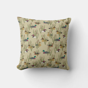 Almofada Escombros de Pato Vintage em Capas em Tan