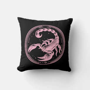 Almofada Escorpião Rosa Astrologia Signo Zodíaco Escorpião