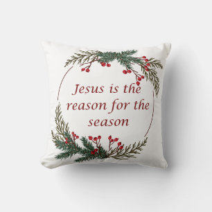 Almofada Escritura de Natal Cristã