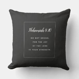 Almofada Escritura Nehemiah 8:10