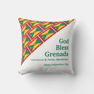 Almofada Escritura personalizada do DEUS ABENÇOE GRENADA