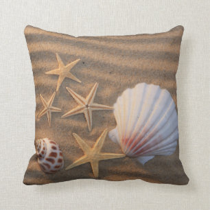 Almofada Escudos e estrela do mar do mar