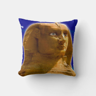 Almofada Esfinge Egípcio Antigo em Giza Art Design