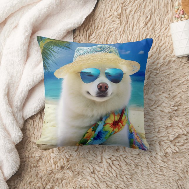 Almofada Eskimo Americano na Praia, presente de verão para  (Cobertor)