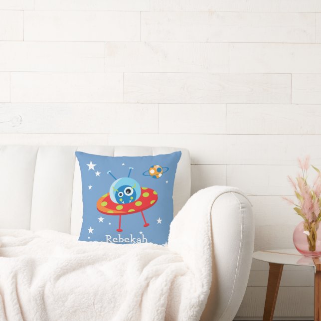 Almofada Espaçamento Personalizado da Alienígena em Cute (Sofá)