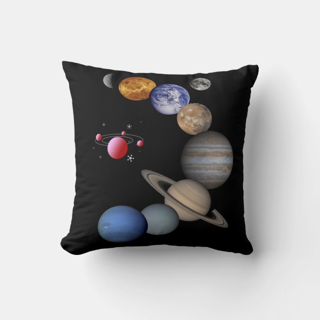Almofada espaço de decodificação de travesseiros decorativo (Frente)