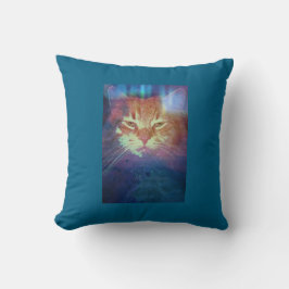Almofada Espaço Gatinho diz ler meu Travesseiro decorativo 