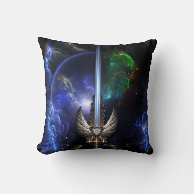 Almofada Espada Angel Wing Do Travesseiro Espacial Arkledio (Frente)