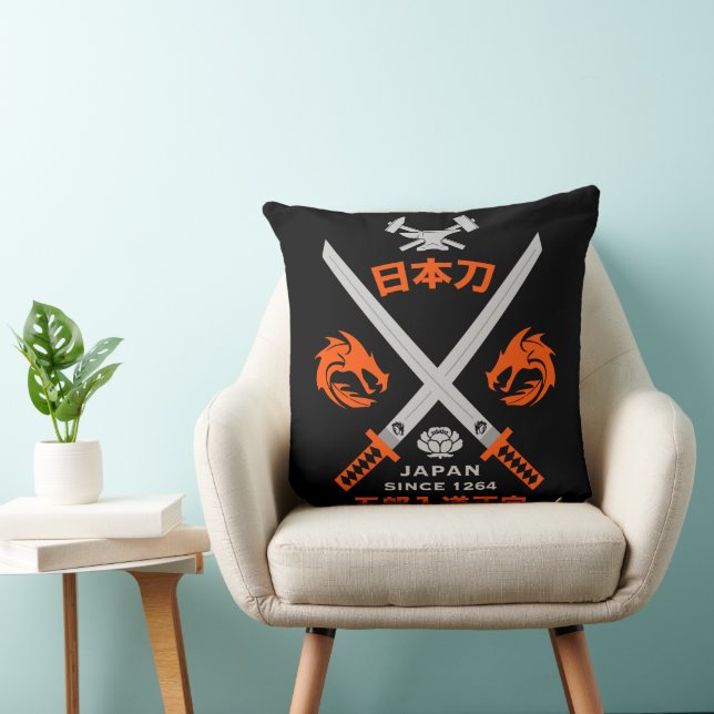 Almofada Espada Katana Japonesa (Cadeira)