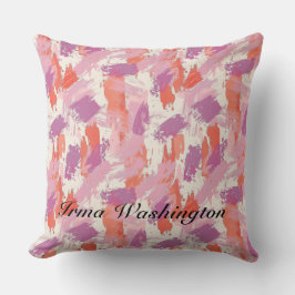 Almofada Espalhaços Negros em Cor-de-Rosa 2