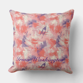 Almofada Espalhaços Negros em Cor-de-Rosa 3