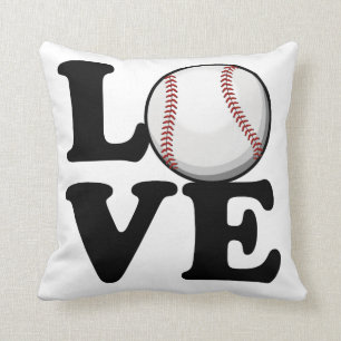 Almofada Espalhe o fã de basebol do amor   do basebol