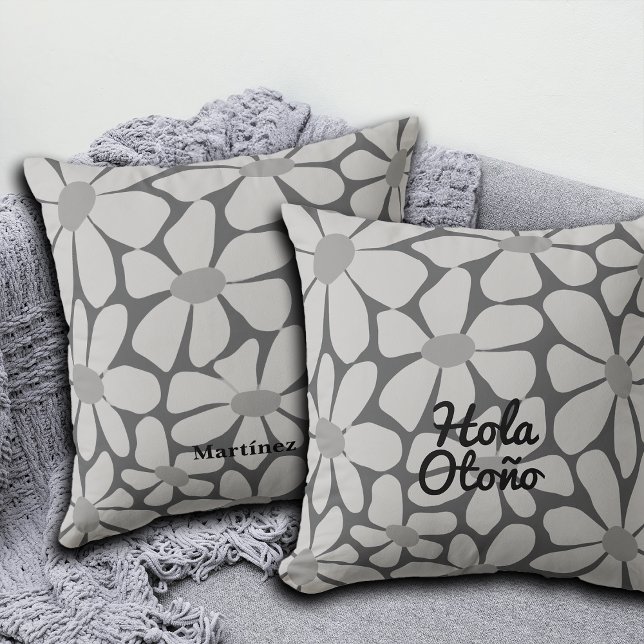 Almofada Espanhol Alô Autumn Fall Vibes Personalizar (Criador carregado)