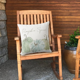 Almofada Especiarias de Abóbora Azul e Verde