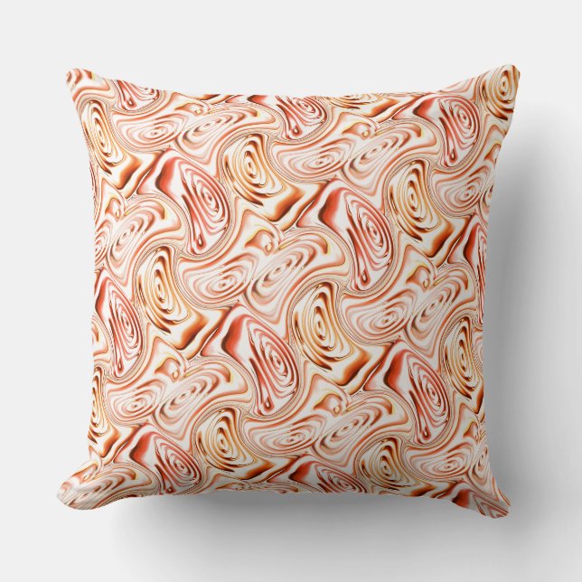 Almofada Espelhamento de flores e borboletas formadas em ca (Frente)