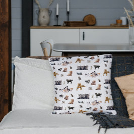 Almofada Espelho bonito com fotografias de gatos e gatinhos