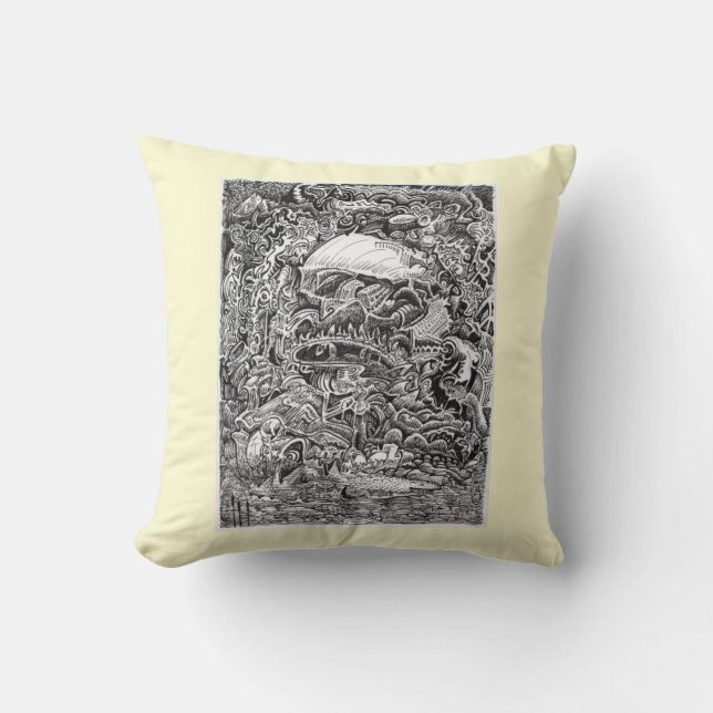 Almofada Esperando o Maelstrom (Frente)