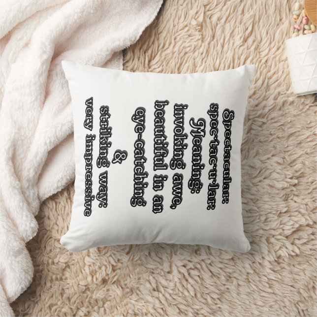 Almofada Espetacular: ・ de definição tac ・ u lar ・ (Cobertor)