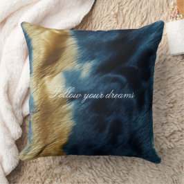 Almofada Espinho Dourado Azul
