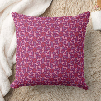 Almofada Espiral Floral Magenta