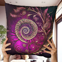 Espiral Magenta Moderna Contemporânea Pouco Freque