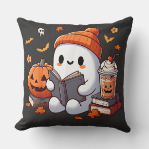 Almofada Espírito de Cozy Halloween com os Tratados de outo