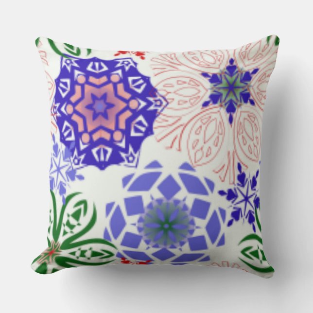 Almofada Espírito de Natal Grandes Travesseiros - Decado de (Frente)