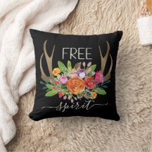 Espírito Livre Moderno Boho Chic Flores Galhadas