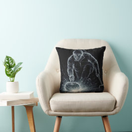 Almofada Esporte de Curling Neon com Energia Dinâmica