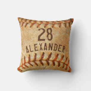 Almofada Esportes Brancos de Basebol Personalizados