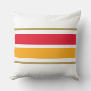 Almofada Esportes Diversos, Vermelho Amarelo-Amarelo, Banhe