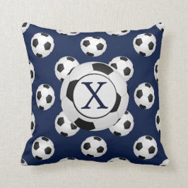 Almofada Esportes personalizados de futebol do Monograma
