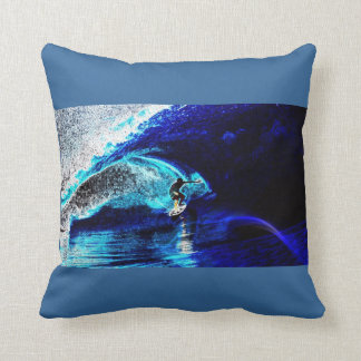 Almofada esportes que de água das ondas de oceano eu amo