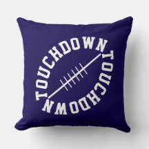 Esportivo Grande TOUCHDOWN de Futebol em Azul Mari