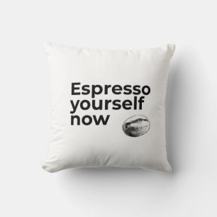 Almofada Espresse-se agora Coffee Cote Coffee Cote com Bean