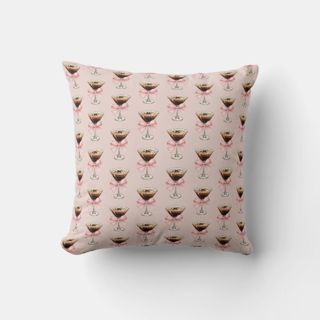 Almofada Espresso Martini Pattern Pink (Frente)