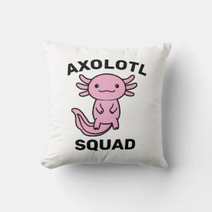 Almofada Esquadrão engraçado e fofo de Axolote Festa editáv