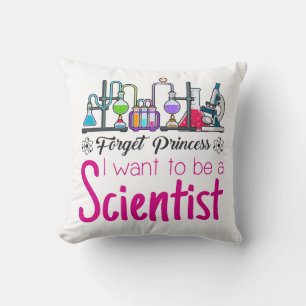 Almofada Esqueça Princesa Eu Quero Ser Cientista