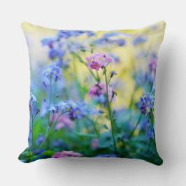 Almofada Esqueçam-me-não-flores