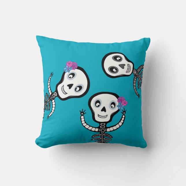 Almofada Esqueletos felizes (Frente)