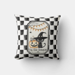 Almofada "Esta É A Feliz Mesa De Halloween