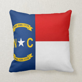 Almofada Estado legal de bandeira de North Carolina