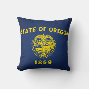 Almofada Estado legal de bandeira de Oregon