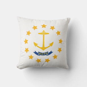 Almofada Estado legal de Rhode - bandeira da ilha