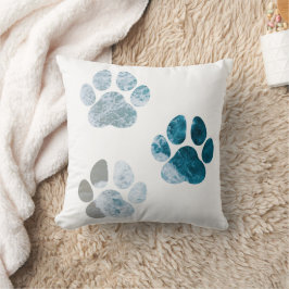 Almofada Estampas de pata de cães - Praia e praia