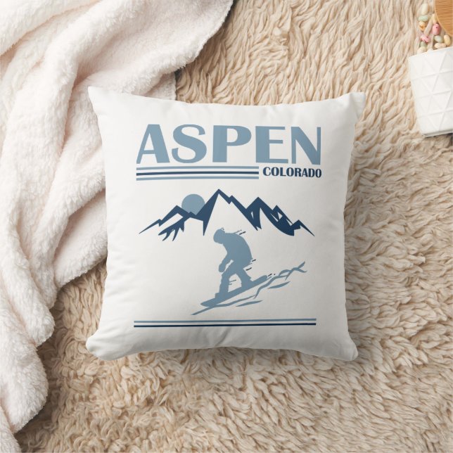 Almofada Estância de Esqui Colorado Aspen (Cobertor)