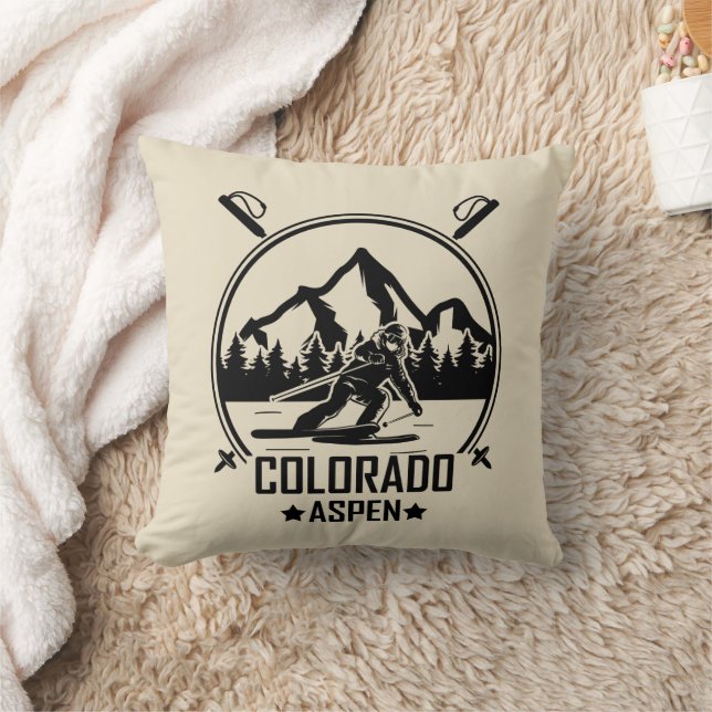 Almofada Estância de Esqui Colorado Aspen (Cobertor)