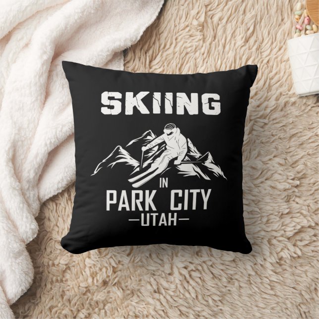 Almofada Estância de Esqui Park City Utah (Cobertor)